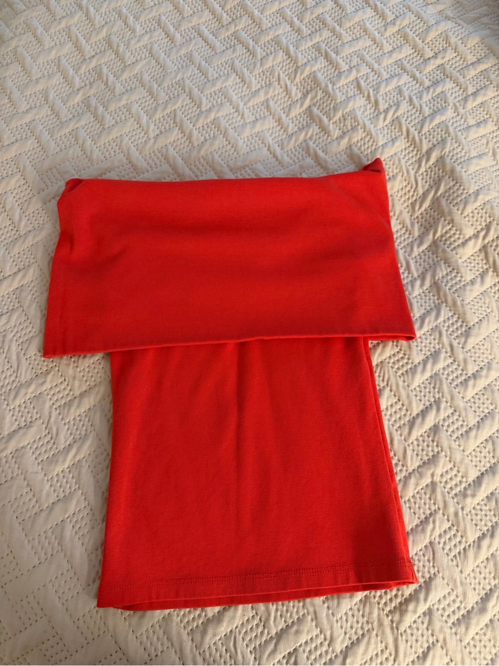 Zara Red Strapless Tube Top